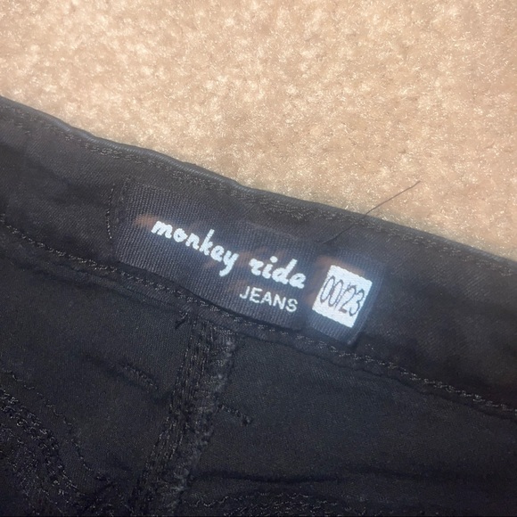 Monkey Rise Black Jeans size 00 - Picture 6 of 12